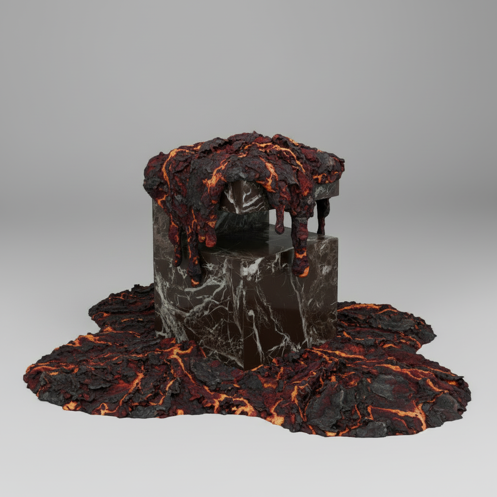 Mesa de Cabeceira Magma